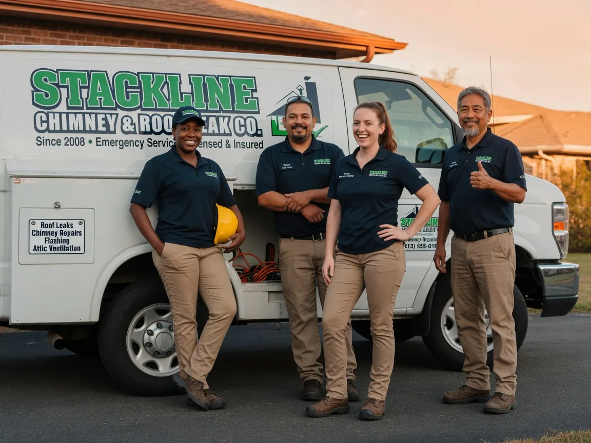 Chimney flashing repair company in Vickery, OH